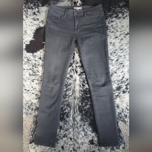 CAbi Slim Black Coated Skinny Jeans